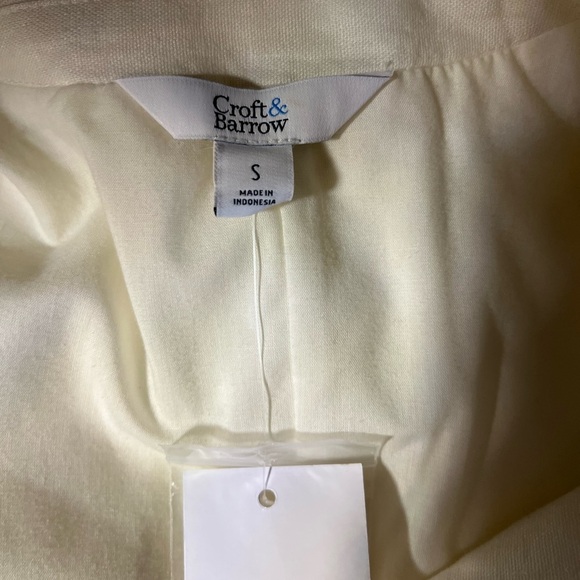 💕NWT- ADORABLE CROFT & BARROW BUTTON UP DRESS SZ S💕 - Picture 6 of 9